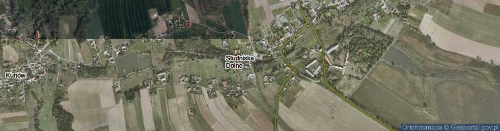 Zdjęcie satelitarne Studniska Dolne ul.